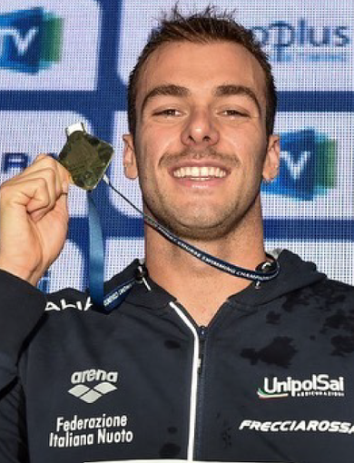Medaglia d'oro Gregorio Paltrinieri 800 metri stile libero